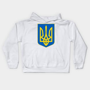 Support Ukraine Crest Kids Hoodie